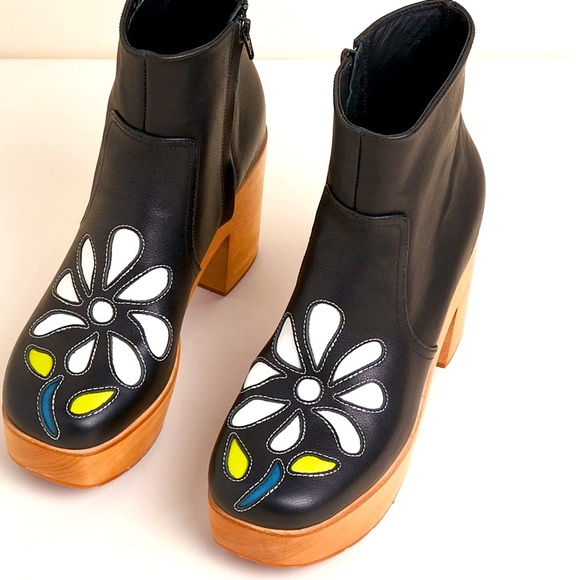 Charlottle Stone Shoes - Charlotte Stone Penny Platform Boots NWT!!